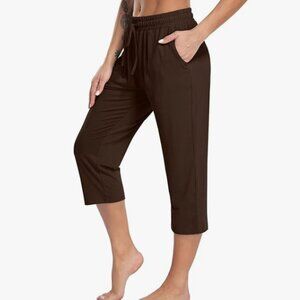 TARSE Brand Chocolate Brown Women's Capri Pants Size Medium